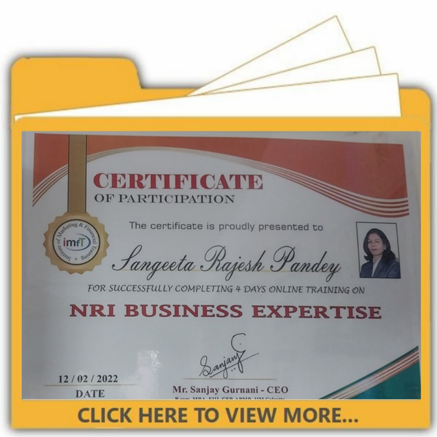 OUR CERTIFICATES